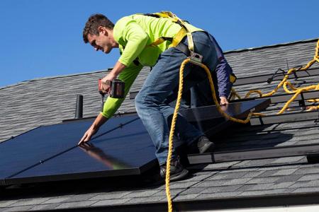 Solar panel install
